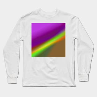 red blue green orange abstract texture Long Sleeve T-Shirt